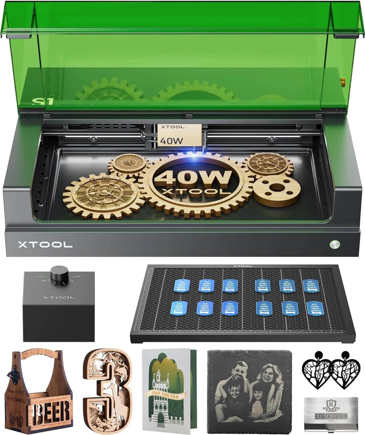 龍ページ① $600 off xTool S1 Enclosed Laser Cutter and Engraver — 731 Woodworks